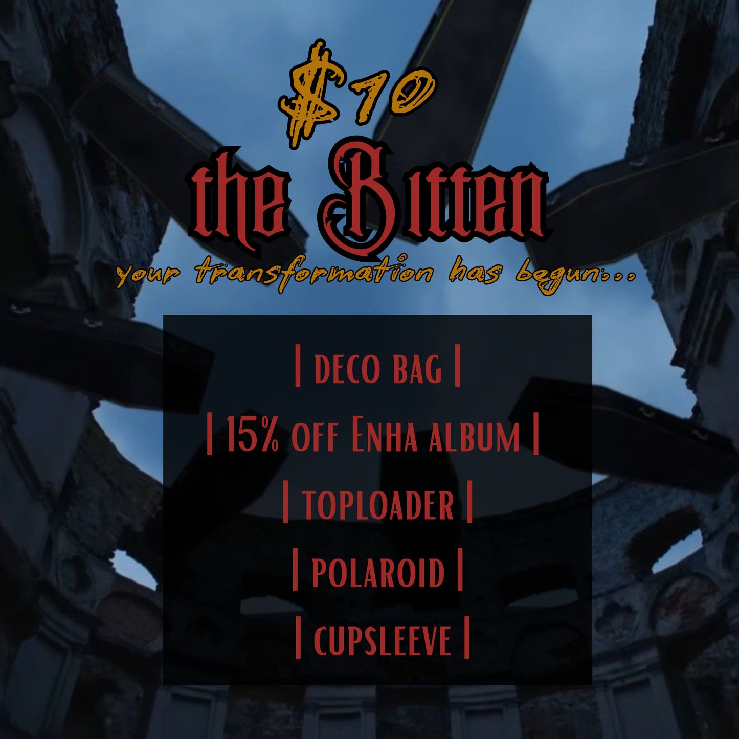 🩸 Enhypen Bloodbound Cupsleeve Paid Tiers🩸
