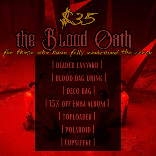 🩸 Enhypen Bloodbound Cupsleeve Paid Tiers🩸